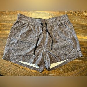 Lululemon everyday grey drawstring short. Cuffed. Size 8.